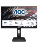 AOC 24P1 Office Monitor - IPS, Höhenverstellung, Lautsprecher
