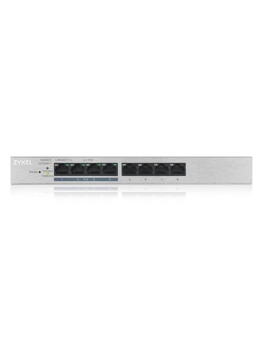 Zyxel GS1200-8HP v2 Web Managed Switch [8x Gigabit Ethernet, 4x PoE+]