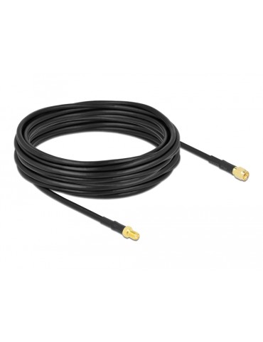 Delock Antennenkabel SMA Stecker  SMA Buchse CFD/RF200 10 m low loss