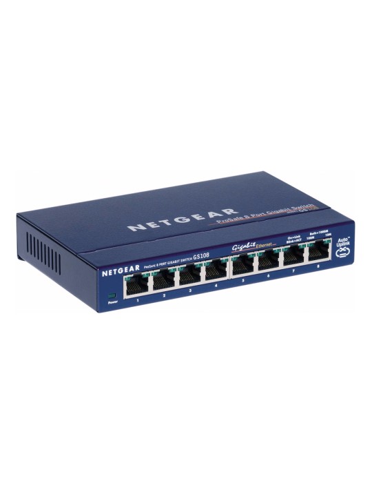 NETGEAR GS108GE Unmanaged Switch [8x Gigabit Ethernet]