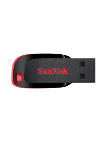 SanDisk Cruzer Blade Typ-A 128GB USB-Stick Ohne Schutzkappe, bis zu 15,5 MB/s, USB 2.0