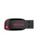 SanDisk Cruzer Blade Typ-A 128GB USB-Stick Ohne Schutzkappe, bis zu 15,5 MB/s, USB 2.0