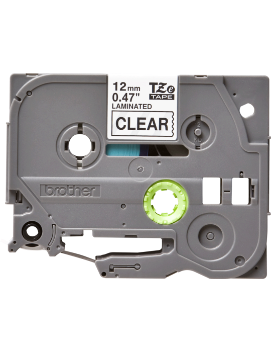 Brother P-Touch TZE-131 farblos / schwarz, 12 mm, 8 m, laminiert