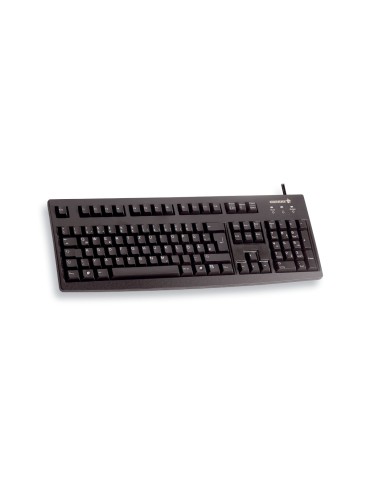 CHERRY Tastatur G83-6105 Schwarz - kabelgebunden, USB abriebfeste Beschriftung, recyclingfähig, NTK-Technologie