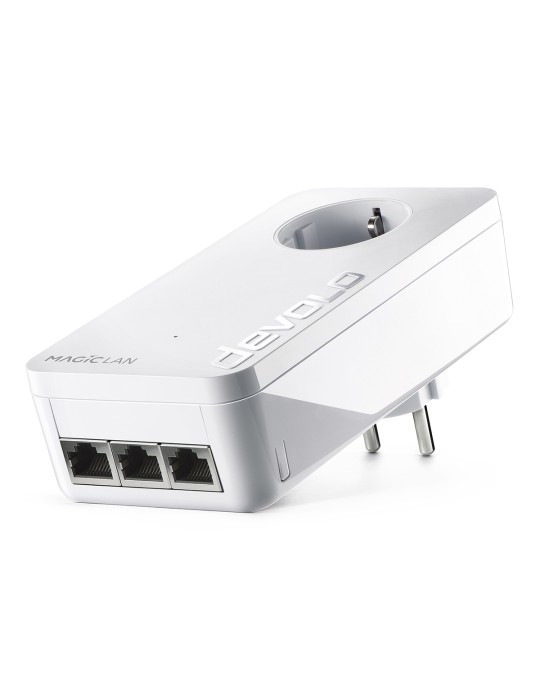 devolo Magic 2 LAN triple Powerline Adapter Powerline bis zu 2.400 Mbit/s, 3x Gigabit LAN