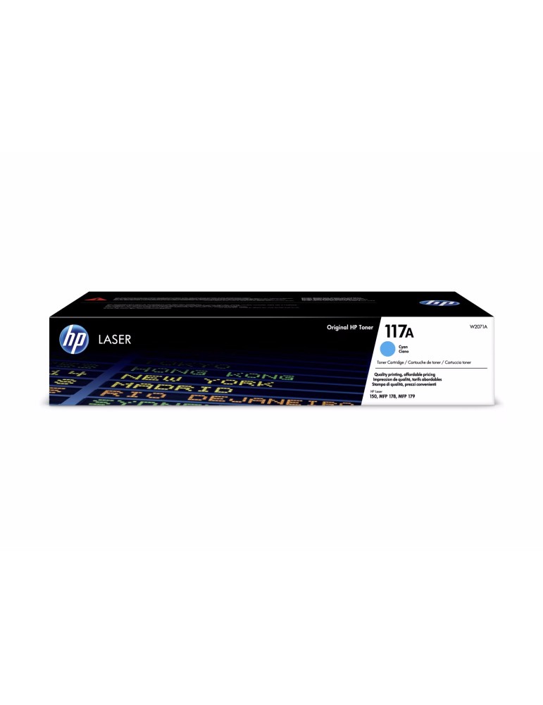 HP 117A (W2071A) Toner Cyan 700 Seiten Kompatibilität: HP Color Laser 150, MFP 178, MFP 179