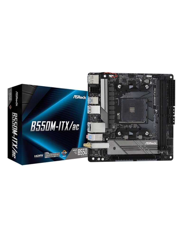 ASRock B550M-ITX/ac Mainboard Sockel AM4
