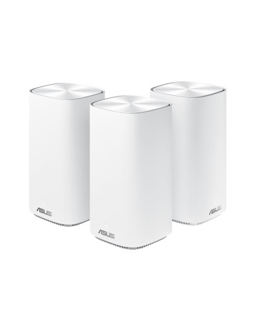 ASUS ZenWiFi AC Mini CD6 WLAN Mesh Router + 2x Satellit Weiß [WiFi 5 (802.11ac), Dual-Band, bis zu 1.500 Mbit/s]
