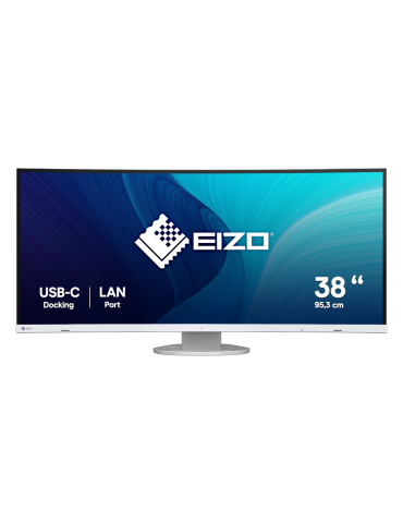 Eizo FlexScan EV3895-WT - LED, Curved IPS-Panel, UWQHD, USB-C