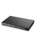Zyxel GS1900-48HP V2 Smart Managed Switch 48x Gigabit Ethernet (24x PoE+ max. 170 Watt), 2x SFP, Layer 2, Rackmount