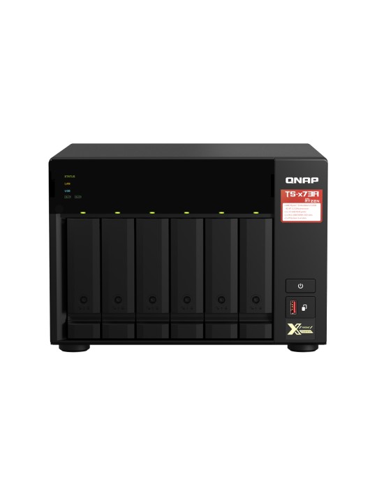 QNAP TS-673A-8G NAS 6-Bay [0/6 HDD/SSD, 2x 2.5 Gigabit Ethernet, 3x USB-A, 1x USB-C, 8GB RAM]