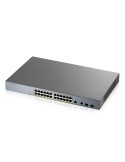 Zyxel GS1350-26HP Smart Managed Switch 24x Gigabit Ethernet (24x PoE+ max. 375 Watt), 2x GbE/SFP, Long Range, inkl. 1 Jahr Nebul