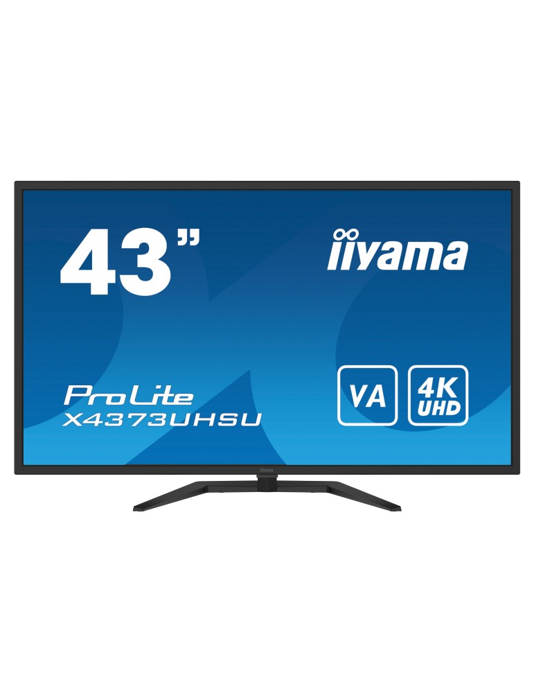Iiyama ProLite X4373UHSU-B1 Office Monitor - 108 cm (43 Zoll), 4K-UHD, DisplayPort In/Out