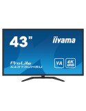 Iiyama ProLite X4373UHSU-B1 Office Monitor - 108 cm (43 Zoll), 4K-UHD, DisplayPort In/Out