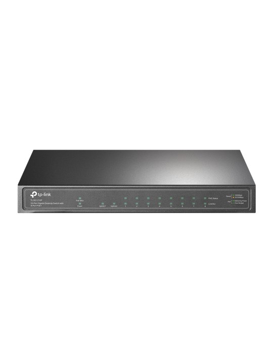 TP-Link TL-SG1210P Unmanaged Switch [9x Gigabit Ethernet, 8x PoE+, 63W, 1x SFP]