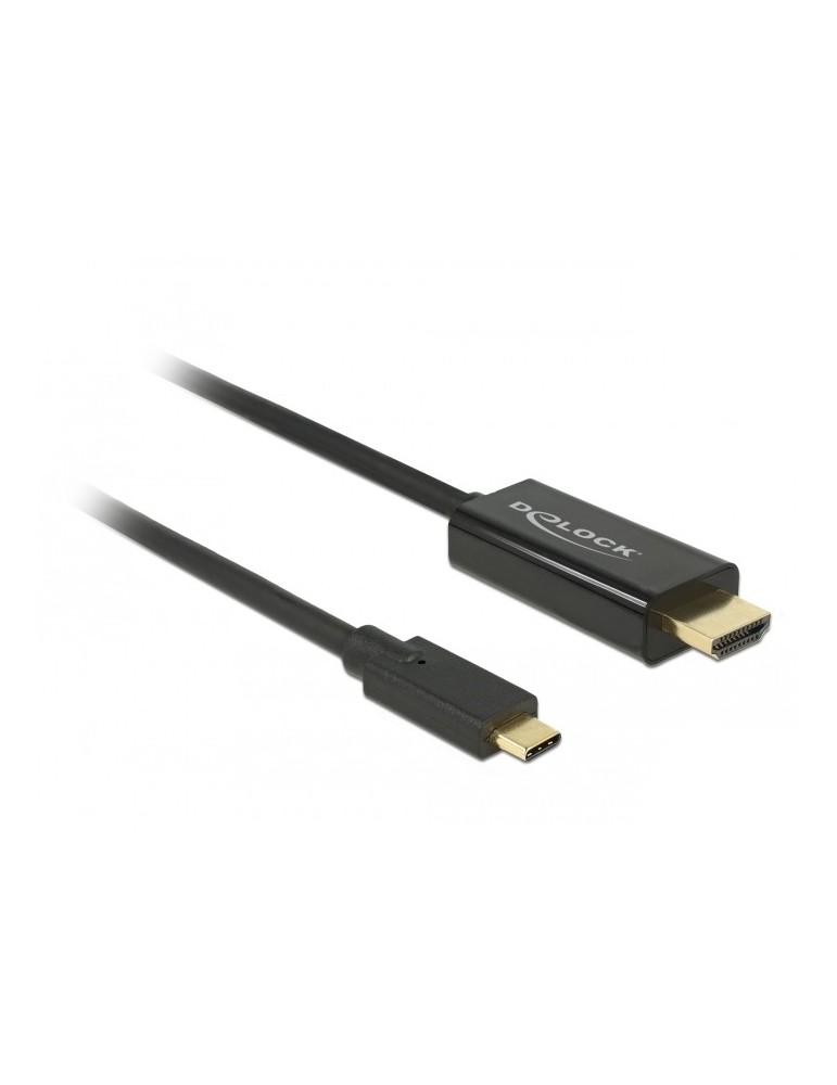 Delock Kabel USB Type-C auf HDMI, 4K 60 Hz, 2m, schwarz
