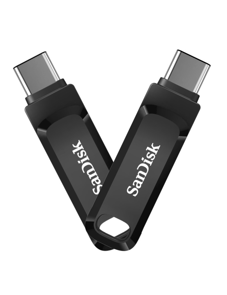 2er Pack SanDisk Ultra Dual Go Typ-A/Typ-C 64GB USB-Stick Swivel, bis zu 150 MB/s, USB 3.2 Gen 1x1 (5 Gbit/s)