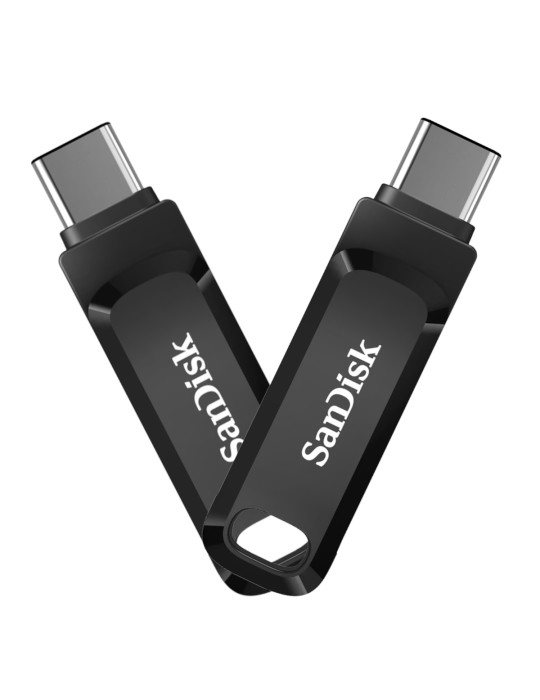 2er Pack SanDisk Ultra Dual Go Typ-A/Typ-C 64GB USB-Stick Swivel, bis zu 150 MB/s, USB 3.2 Gen 1x1 (5 Gbit/s)