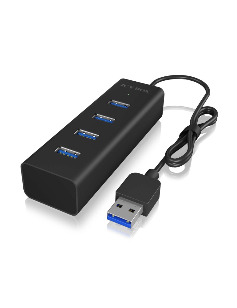 ICY BOX 4 Port Hub mit USB 3.0 Type-A Anschluss