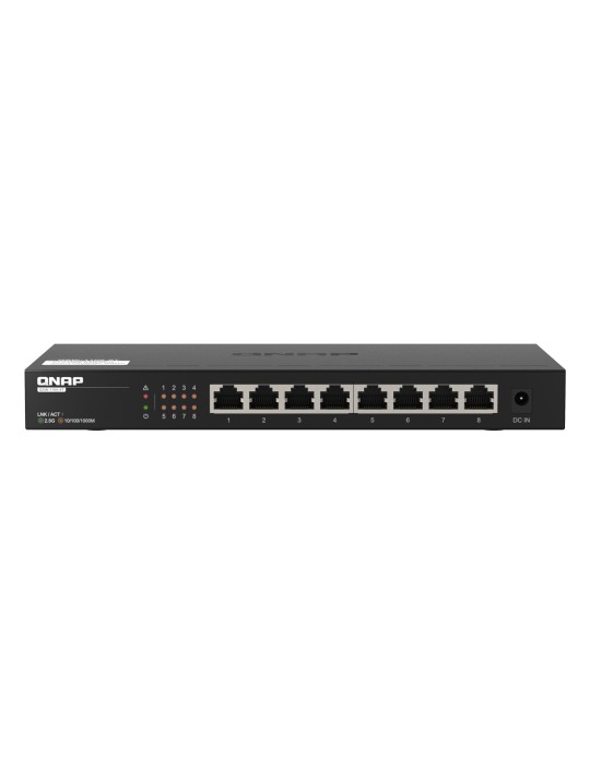 QNAP QSW-1108-8T Unmanaged Switch [8x 2,5GbE (RJ45), Lüfterlos]