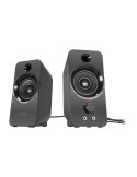 Speedlink DAROC Stereo-Lautsprecher mit USB-Stromversorgung, schwarz, Rote Status-LED, Drehregler
