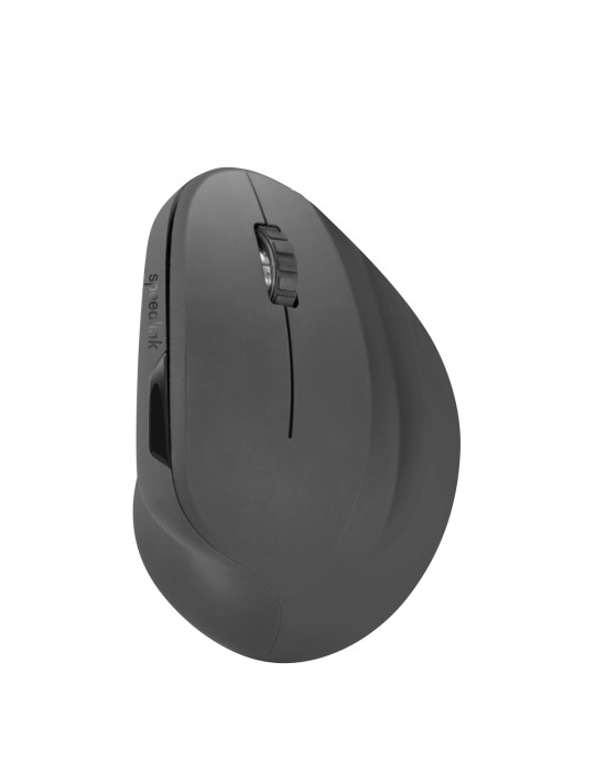 Speedlink PIAVO Ergonomic Vertical Wireless - Mouse, Bis zu 1.600dpi Auflösung, Gummierte Oberfläche, Treiberlose Installation