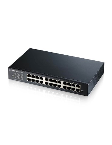 Zyxel GS1900-24E V3 Smart Managed Switch 24x Gigabit Ethernet, Layer 2, Desktop, Lüfterlos