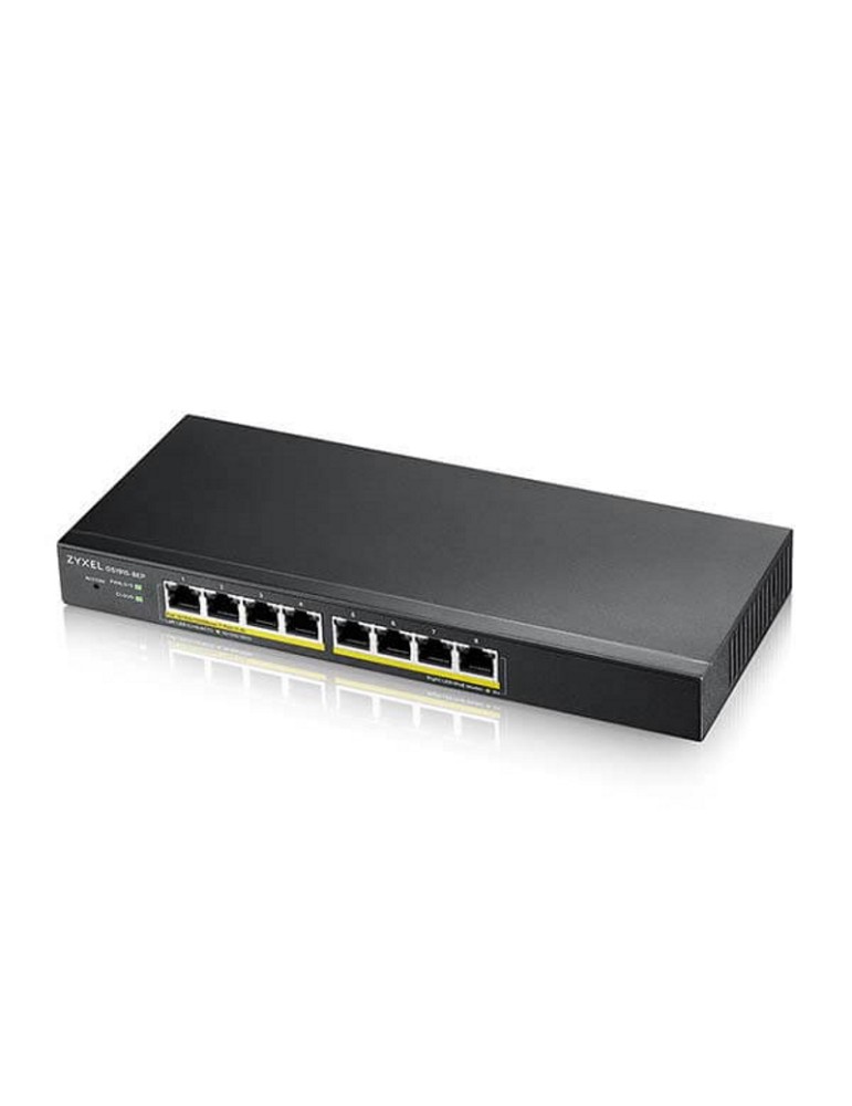 Zyxel GS1915-8EP Smart Managed Switch 8x Gigabit Ethernet (8x PoE+, max. 60 Watt)