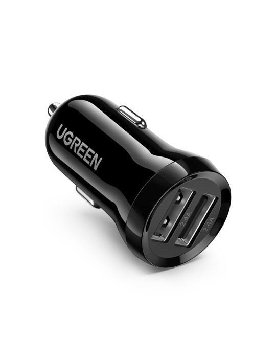 UGREEN Dual USB-A 24W Ladegerät fürs Auto, schwarz