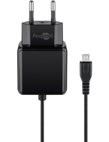 Goobay Micro-USB Netzteil (15W) [u.a. für, Samsung Galaxy Serie, Sony, Huawei, LG, Xiaomi aber auch für Kleincomputer wie Rasper
