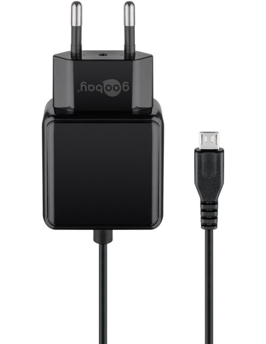 Goobay Micro-USB Netzteil (15W) [u.a. für, Samsung Galaxy Serie, Sony, Huawei, LG, Xiaomi aber auch für Kleincomputer wie Rasper