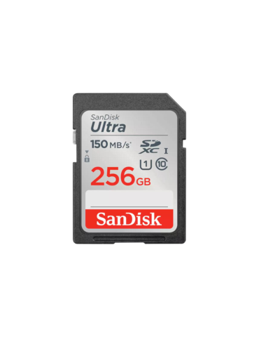 SanDisk Ultra 256GB SDHC™- und SDXC™-UHS-I-Speicherkarte, Kompatibel mit SDHC-/SDXC- und SDHC-I-/SDXC-I-fähigen Geräten