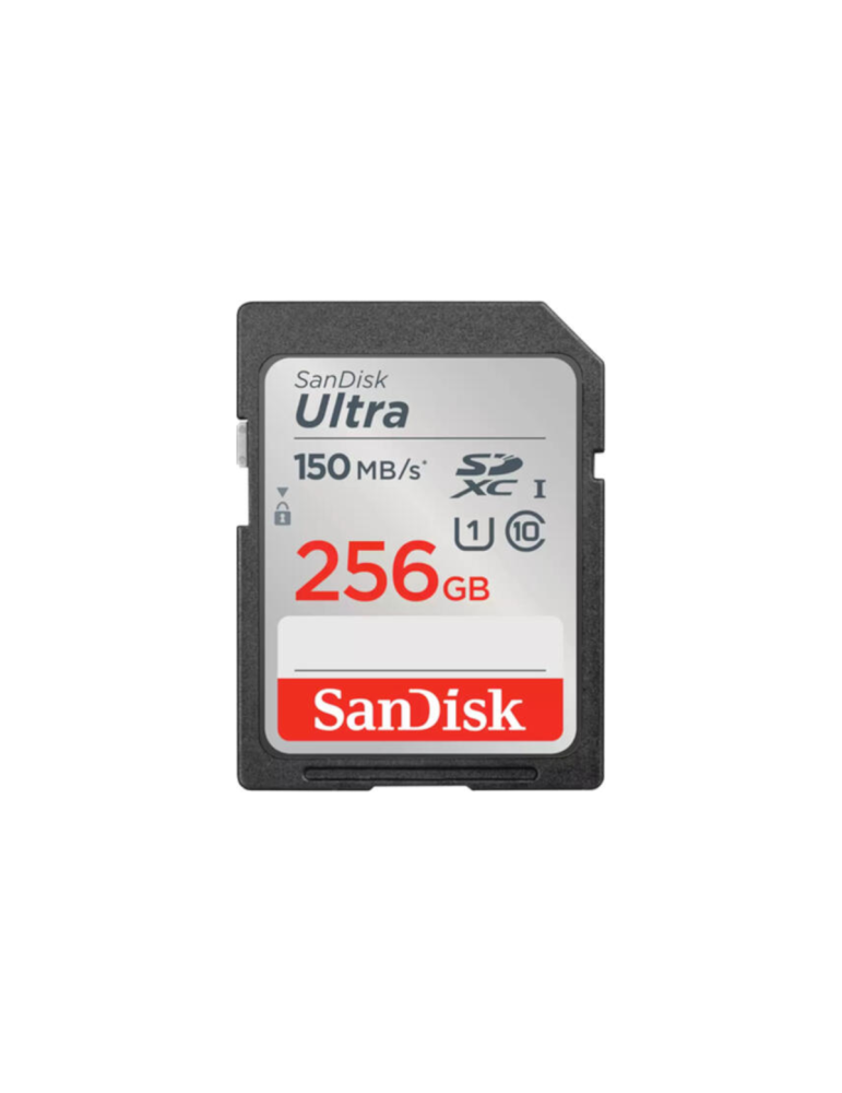 SanDisk Ultra 256GB SDHC™- und SDXC™-UHS-I-Speicherkarte, Kompatibel mit SDHC-/SDXC- und SDHC-I-/SDXC-I-fähigen Geräten