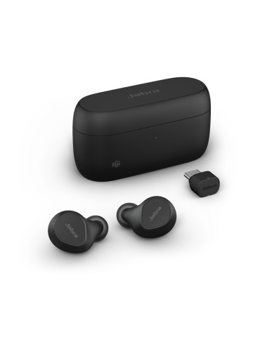 Jabra Evolve2 Buds Kopfhörer - MS-Teams Kompatibel, USB-C Anschluss, ohne Ladepad