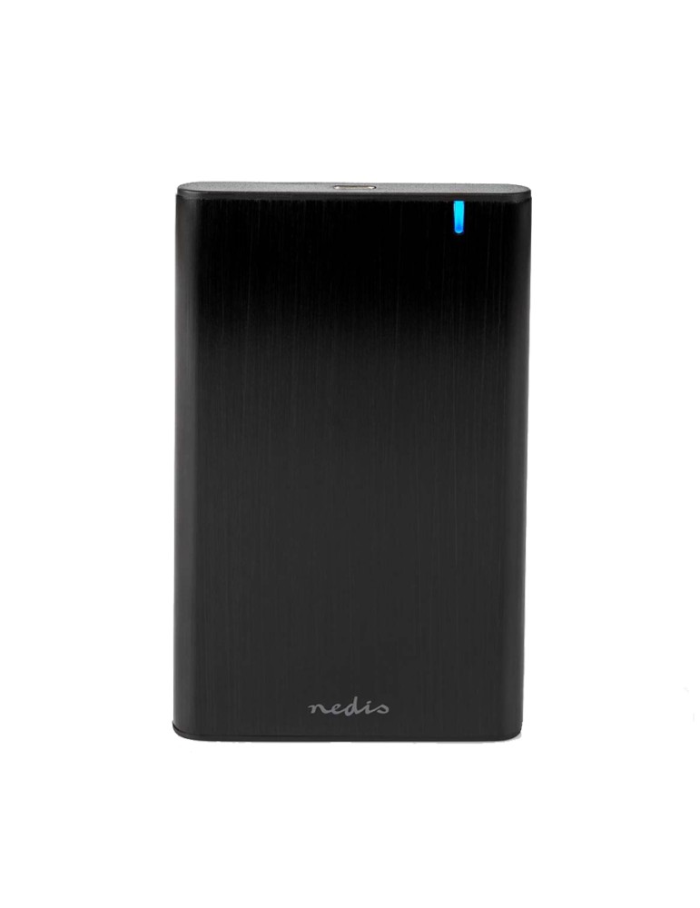 Nedis Festplattengehäuse - 2.5 ", USB 3.2 Gen1, USB Type-A / USB Type-C™, Notebook / PC, Aluminium