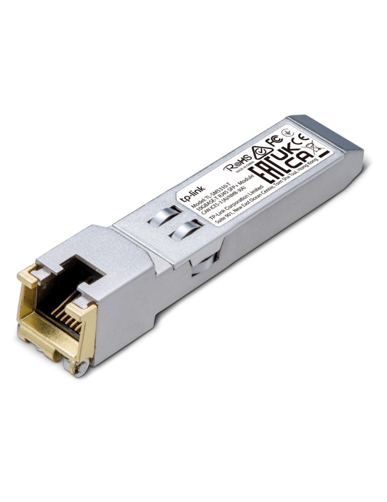 TP-Link SM5310-T Transceiver-Modul SFP+, 10GBase-T, 10.3 Gbit/s, RJ45, bis zu 100 m