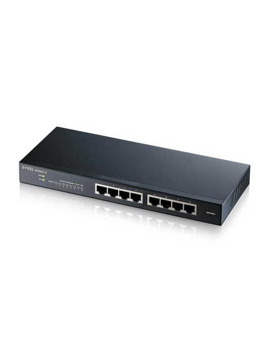 Zyxel GS1900-8 V2 Smart Managed Switch 8x Gigabit Ethernet, Layer 2, Desktop, Lüfterlos