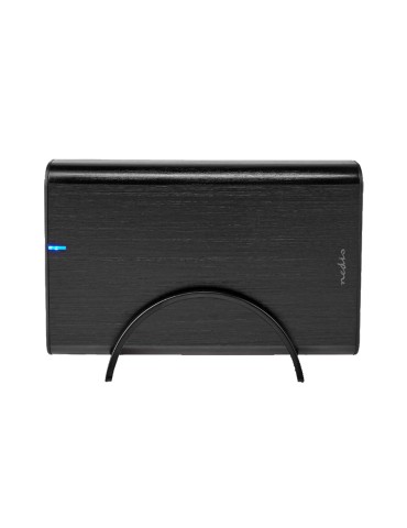 Nedis Festplattengehäuse - 3.5 ", USB 3.1 Gen1, USB Type-A / USB Type-C™, Notebook / PC, Aluminium