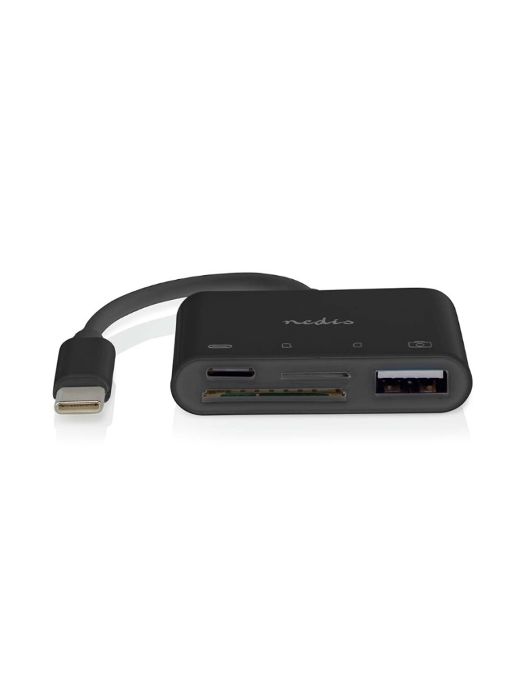 Nedis USB-Hub 1x USB-C™ 1x USB A 1x USB-C™ - 4-Port port(s) | USB 2.0, Stromversorgung über USB, SD & MicroSD