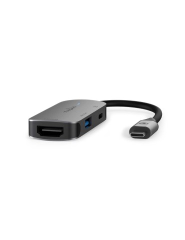 Nedis USB Multi-Port-Adapter USB 3.2 Gen 1 - USB-C™ Stecker, HDMI™ Ausgang, USB-A Buchse, USB-C™ Buchse