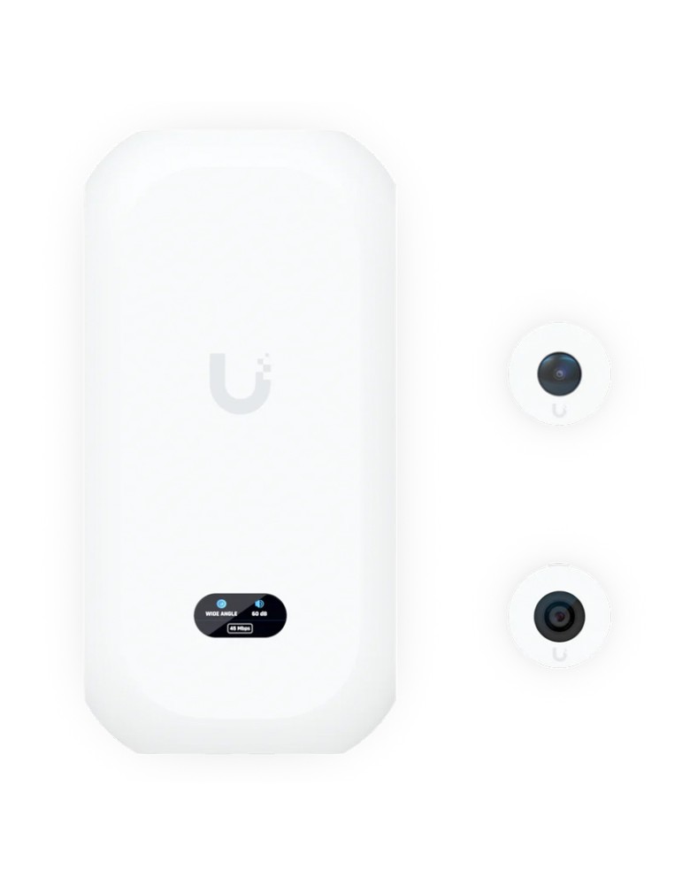 Ubiquiti AI Theta Nano Überwachungskamera Set 1x 8MP-Weitwinkel-Objektiv, 1x 12MP-Fisheye-Objektiv, 1x Hub