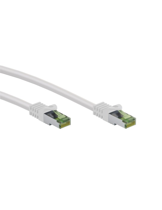 Goobay RJ45 Patchkabel mit CAT 8.1 S/FTP Rohkabel 20m, weiß