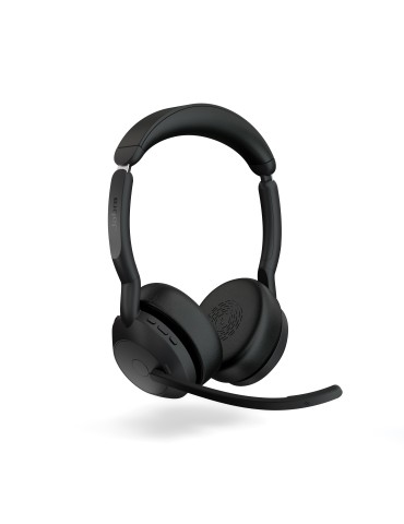 Jabra Evolve2 55, Stereo-Bluetooth-Headset, 4 Mikrofone MS Teams zertifiziert, Aktive Geräuschunterdrückung (ANC), incl. Link 38