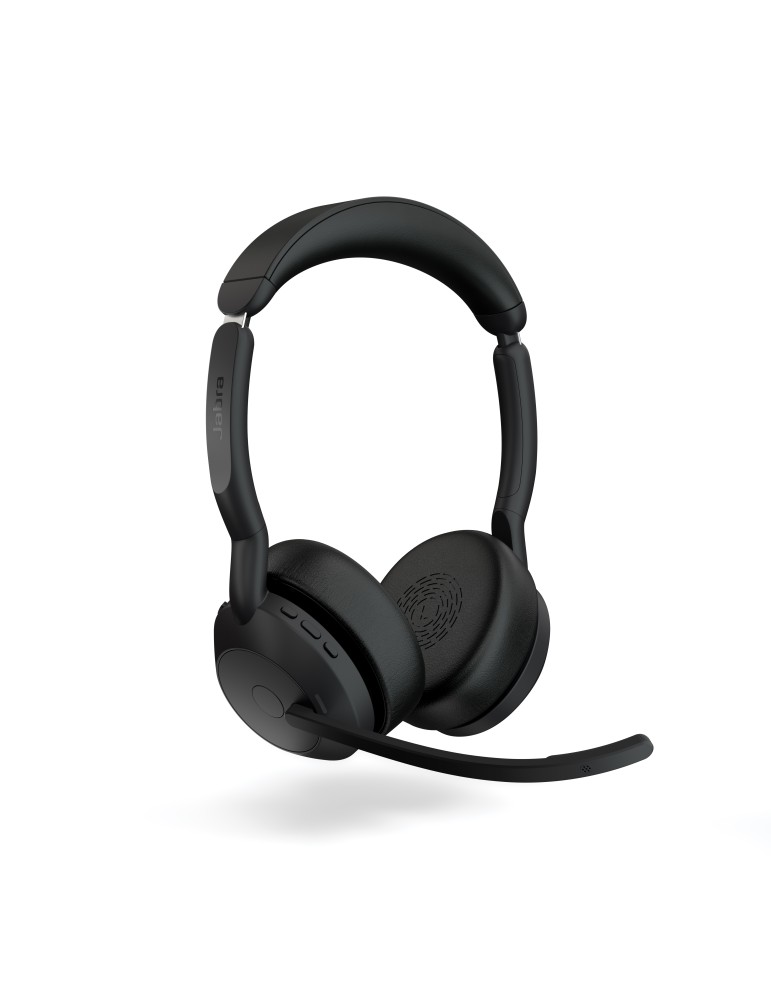 Jabra Evolve2 55, Stereo-Bluetooth-Headset, 4 Mikrofone MS Teams zertifiziert, Aktive Geräuschunterdrückung (ANC), incl. Link 38