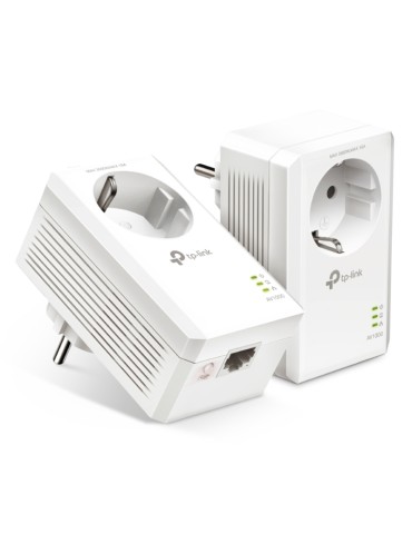 TP-Link AV1000 Gigabit Powerline Set mit Steckdosen 2 x Adapter, bis zu 1.000 Mbit/s, HomePlug AV2 Standard