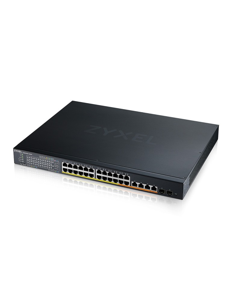 Zyxel XMG1930-30HP Smart Managed Switch 24x 2.5G Ethernet (20x PoE+, 4x PoE++), 4x 10G Ethernet (PoE++), 2x 10G SFP+