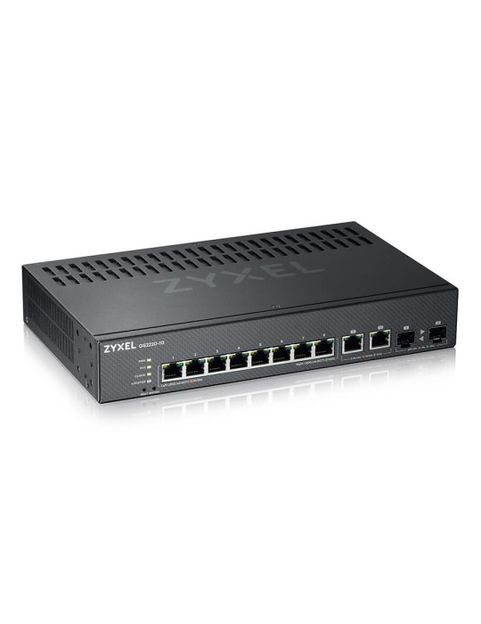 Zyxel GS2200-10 Managed Switch 8x Gigabit Ethernet, 2x RJ45/SFP Combo