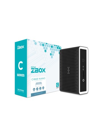 ZOTAC ZBOX CI629 Nano Barebone Intel Core i3-1315U, 2x DDR5 SO-DIMM, 1x M.2, 1x 2,5" Slot, Intel UHD Grafik, 1x Thunderbolt 4, W