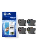 Brother LC-421 Tintenpatronen 4er Multipack Schwarz, Cyan, Magenta & Gelb | Kompatibilität: DCP-J1050DW // DCP-J1140DW // DCP-J1
