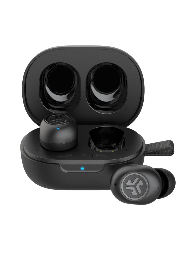 Jlab JBuds Mini True Wireless Earbuds- Black Bluetooth In-Ear-Kopfhörer, Integriertes Mikrofon